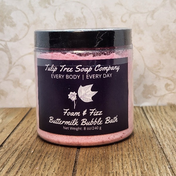 Foam &amp; Fizz Buttermilk Bubble Bath Powder